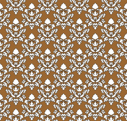 Damask Seamless Outline Pattern