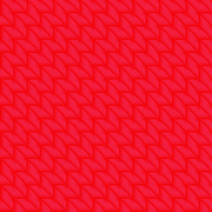 Tiled pattern of dark pink rhombuses and triangles in a zigzag.