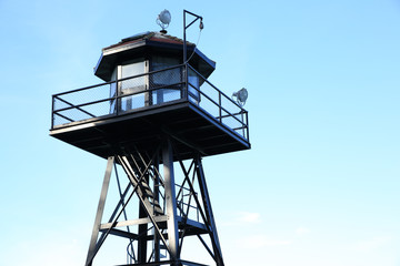 Watchtower in Alcetraz island