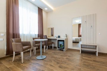 Hotel room interior