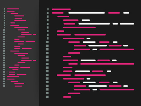 Digital java code text. Computer software coding vector concept. Programming coding script java, digital program code on screen illustration. Vector illustration.