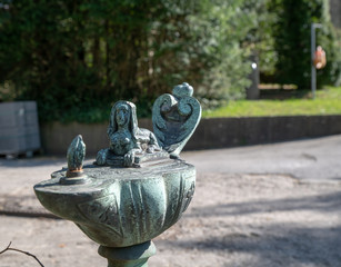 Schöne alte Oellampe