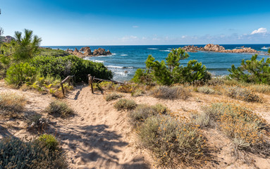Fototapeta na wymiar Costa Paradiso, Sardinien landscape