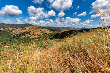 Sardinien inland landscape.