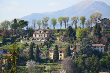 Bergamo, Italy. Italian sping