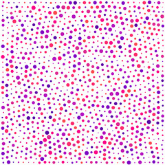 Vector colorful dotted seamless pattern. Multicolored decorative design card.Holiday pattern abstract background. Isolated dots for your design.