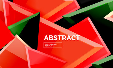 Shiny style geometric background