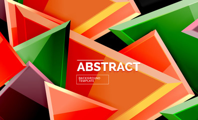 Shiny style geometric background