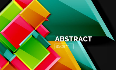 Shiny style geometric background