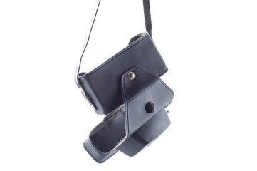 Leather case for an old film camera