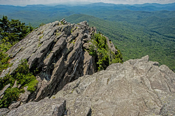 Obraz premium Scenic landscape from Grandfather Mountain.