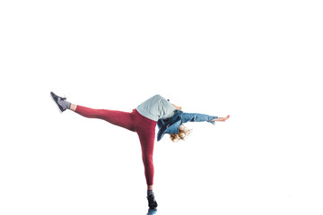 Hip hop acrobat dancing