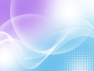 Fototapeta premium Soft Blue Abstract Business Graphic Wave Background With Halftone