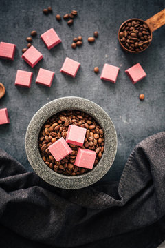 Cold Brew Ruby Chocolate Truffle Candy
