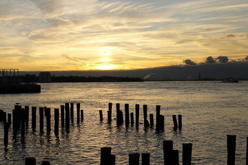 Sunset Pier Water