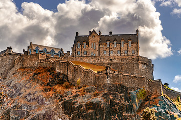 Edinburgh Castle View, Scotland Uk, Travel in Europe