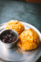 Buttermilk Biscuits With Jam