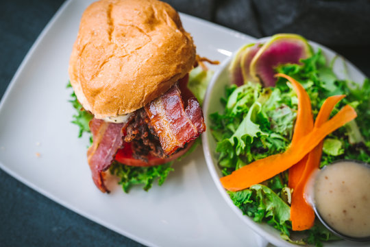 Fried Chicken BLT Sandwich