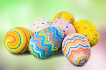 Easter egg isolated on white