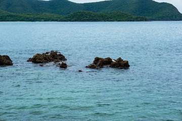 Fototapeta premium ROCKY SEA TROPICAL ISLANDS