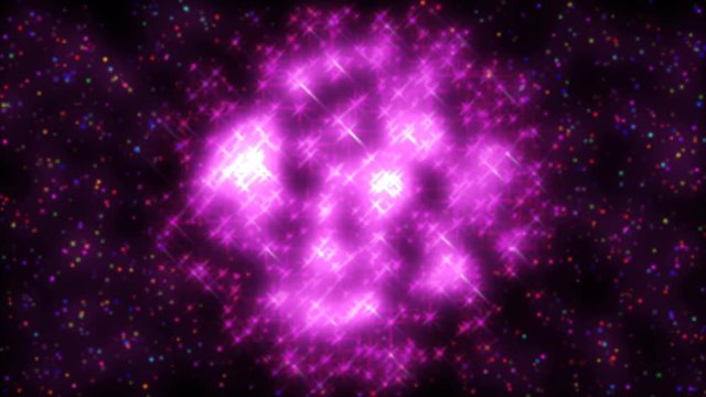Imitation of star clowd, universe cosmic style design with many particles, 3d rendering computer generated background