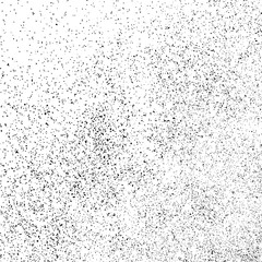Black Grainy Texture Isolated On White Background. Dust Overlay. Dark Noise Granules. Digitally Generated Image. Vector Design Elements, Illustration, Eps 10.