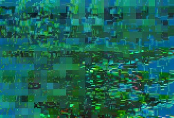 Glitch digital screen pattern abstract,  futuristic geometric.
