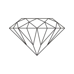 Diamant saubere Vektorgrafik