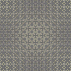 Seamless background for your designs. Modern vector golden ornament. Geometric abstract pattern