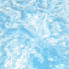 Abstract cube 3d extrude background,  shape render.