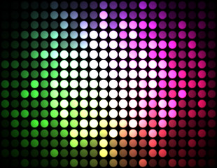 Obraz premium Party Discolights Colored Dots 