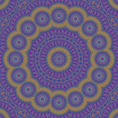 Fototapeta premium vintage pattern abstract symmetry kaleidoscope. retro 80s.
