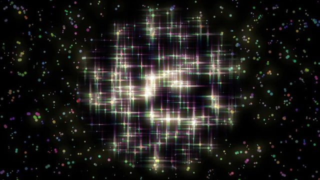 Imitation of star clowd, universe cosmic style design with many particles, 3d rendering computer generated background