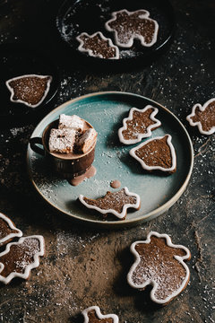 Hot Chocolate and Gingerbread Cookies
