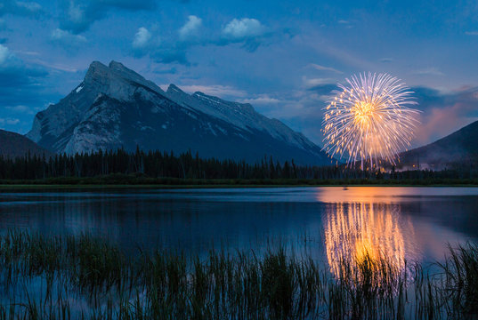 Banff National Park Fireworks