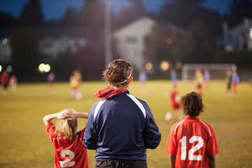 Youth soccer coach