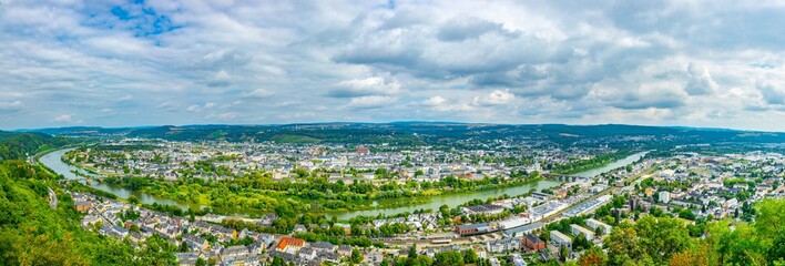 Aerial view of Trier, Germany