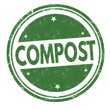 Compost sign or stamp