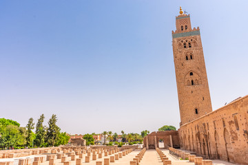 Obraz premium The Koutobia Mosque of Marrakech, Morocco