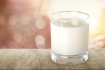 Glass of fresh milk isolated on white