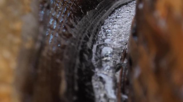 Coconut sugar Production. real coconut sugar make from Nectar of coconut flower to stir in hot process until condense . Left to cool until it becomes solid yellow surface .Coconut sugar i