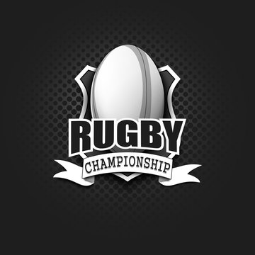 Rugby Logo Template Design