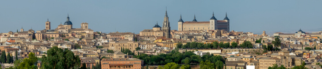 Fototapeta na wymiar Europe, Spain, Toledo panorama