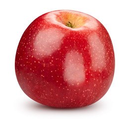 Red apple isolated on white