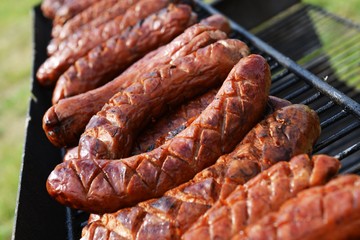 Grilled Polish Sausages