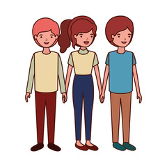 group of people avatar character