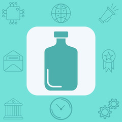 Bottle vector icon sign symbol