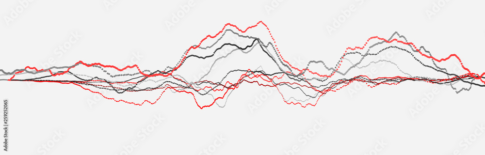 Poster heartbeat line. cardiogram. heart pulse. dynamic light flow. 3d rendering.