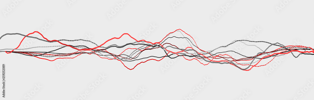 Poster heartbeat line. cardiogram. heart pulse. dynamic light flow. 3d rendering.