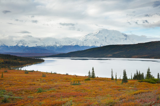 Wonder Lake and the Alaska Range